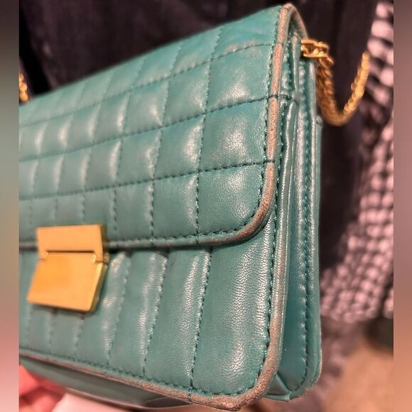 J Crew Green over the shoulder/Crossbody handbag - Picture 8 of 11